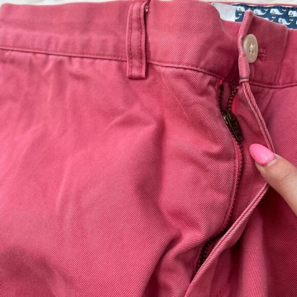 Vineyard Vines Boy’s Nantucket Red Chino Pants Flat Front Preppy Kids size 18 - Picture 6 of 12